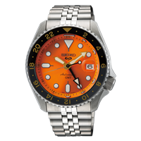 Armbanduhr Seiko Herr 5 Sport in Stahl SSK005K1